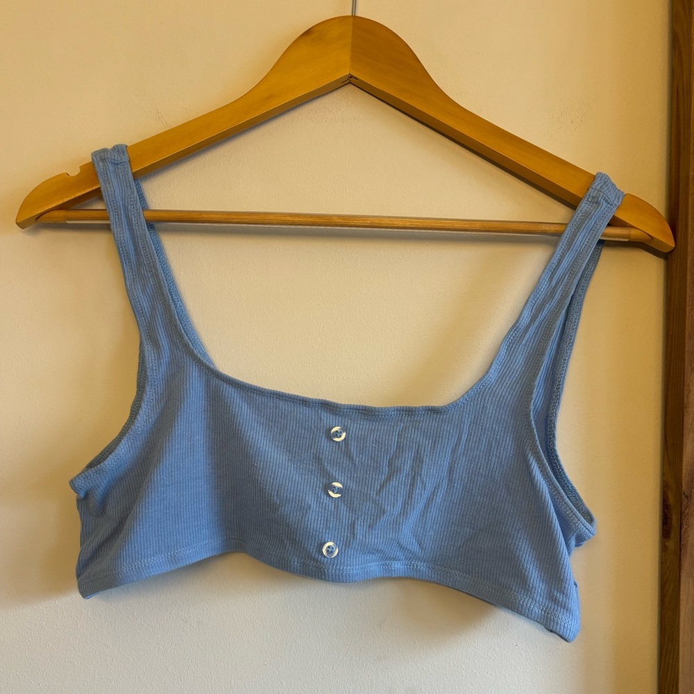 WeWoreWhat Ribbed Bra Top Size XL